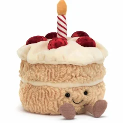 Peluche Amuseable Gâteau d'anniversaire (16 cm)