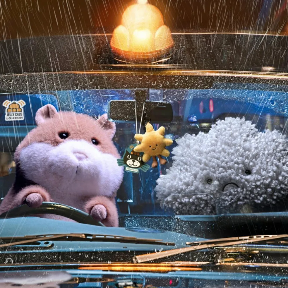 Peluche Amuseable Nuage d'orage (26 cm)