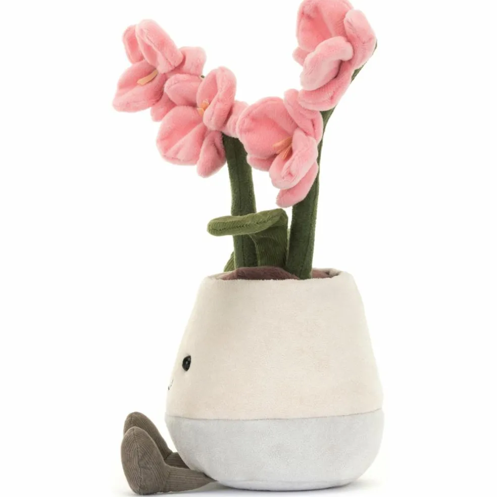 Peluche Amuseable Orchidée rose (25 cm)