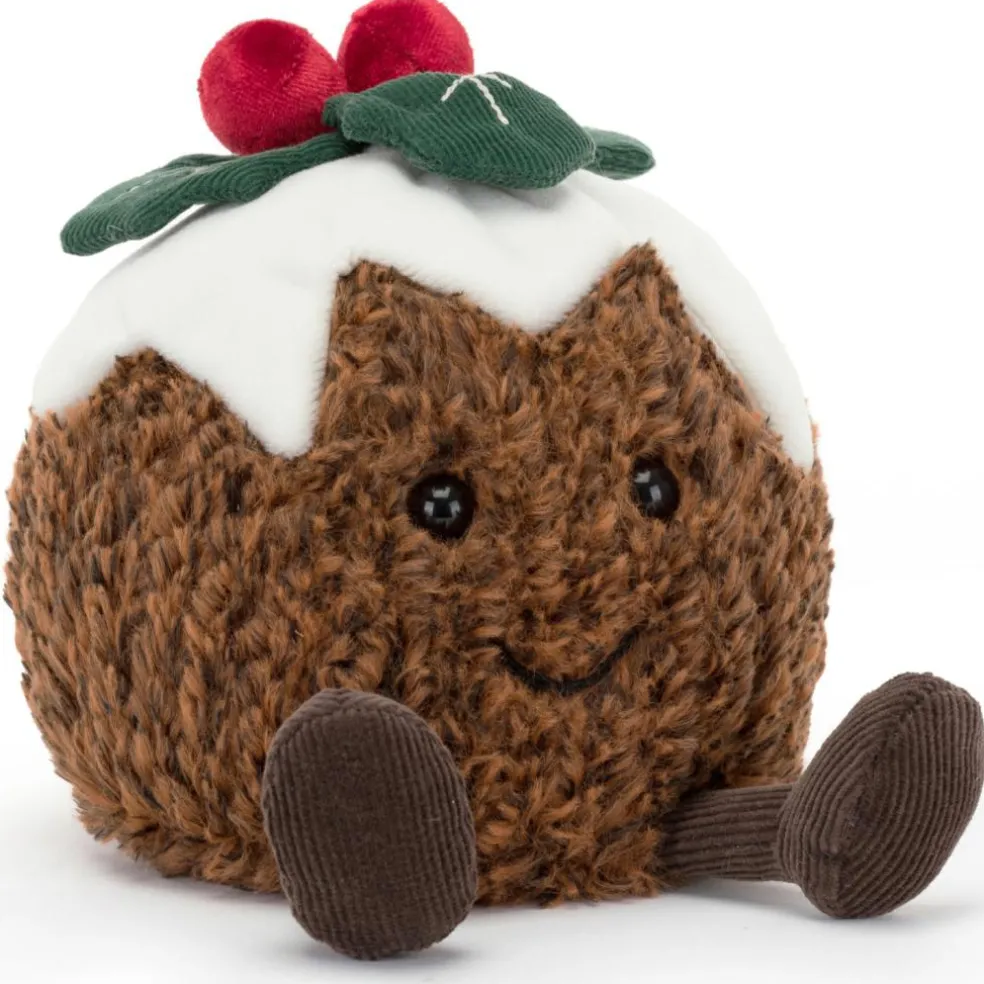 Peluche Amuseable Pudding de Noël (17 cm)