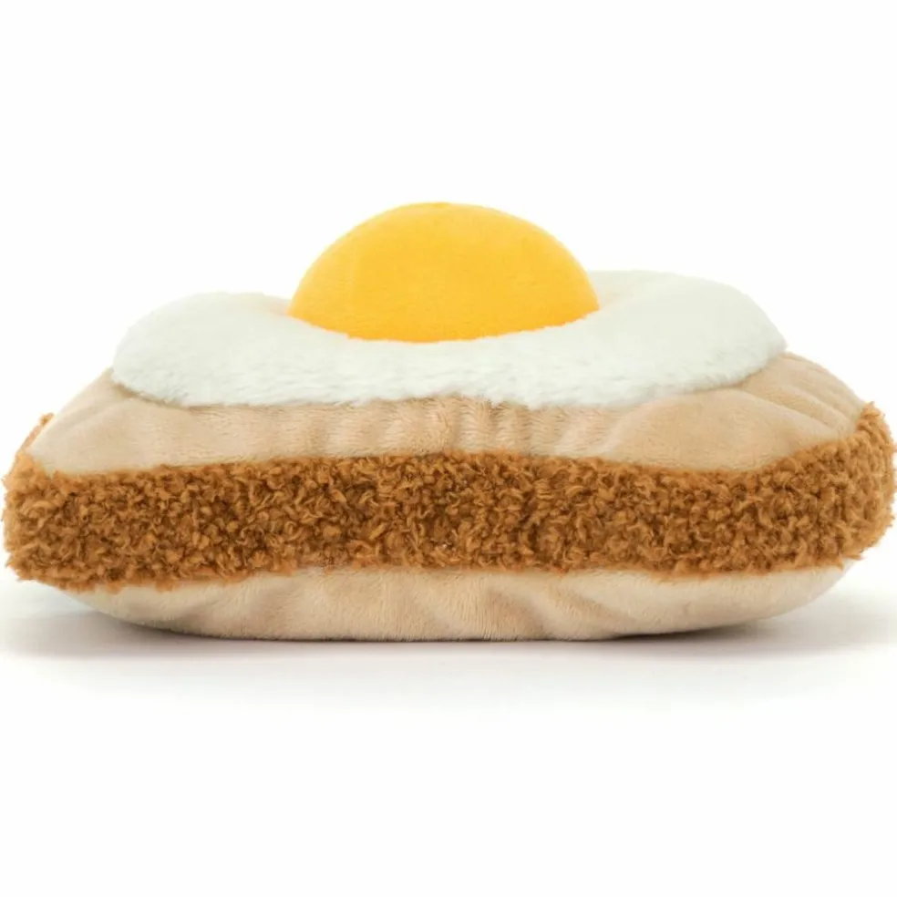 Peluche Amuseable Toast Egglantine sur pain grillé (16 cm)