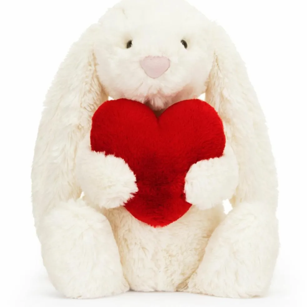 Peluche Bashful Lapin avec Coeur Original (31 cm)