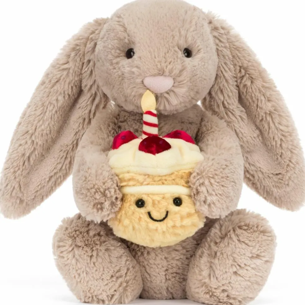 Peluche Bashful Lapin Beige Anniversaire (31 cm)