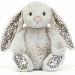 Peluche Bashful Lapin en fleurs Gris (31 cm)