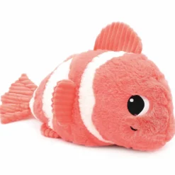 Peluche Bigou maman et bébé Les Ptipotos Corail (38 cm)