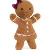 Peluche bonhomme en pain d'épices Ruby (18 cm)