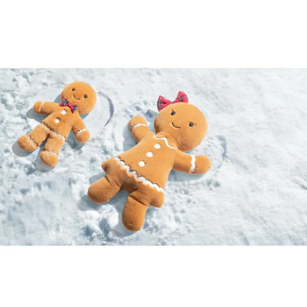 Peluche bonhomme en pain d'épices Ruby (18 cm)
