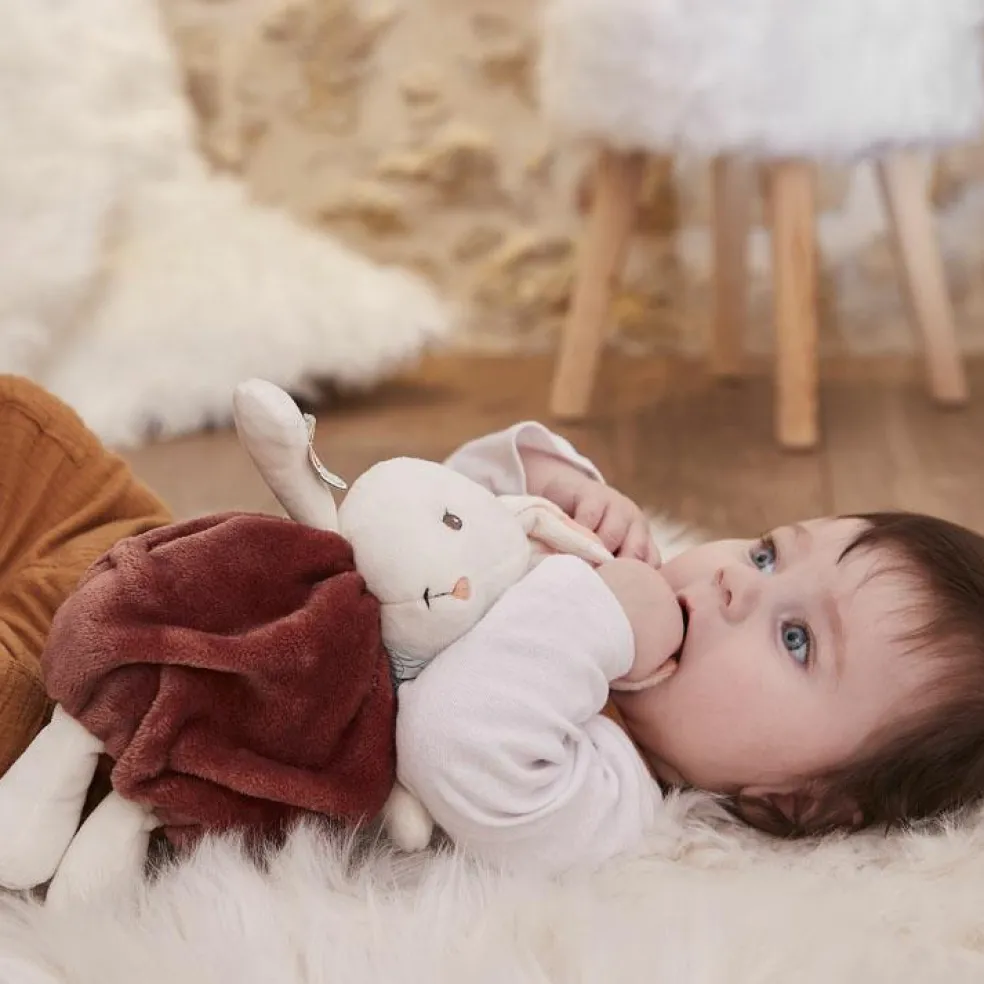 Peluche bulle d'amour lapin cannelle Plume (23 cm)