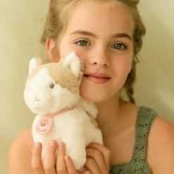 Peluche chat avec sac de transport Marley