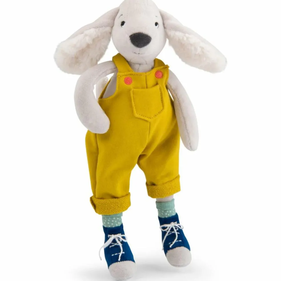 Peluche chien Pilou jaune Puce et Pilou (37 cm)