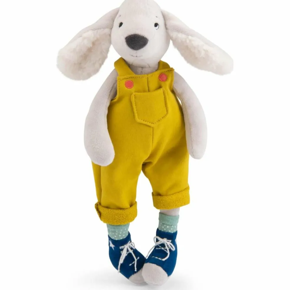 Peluche chien Pilou jaune Puce et Pilou (37 cm)