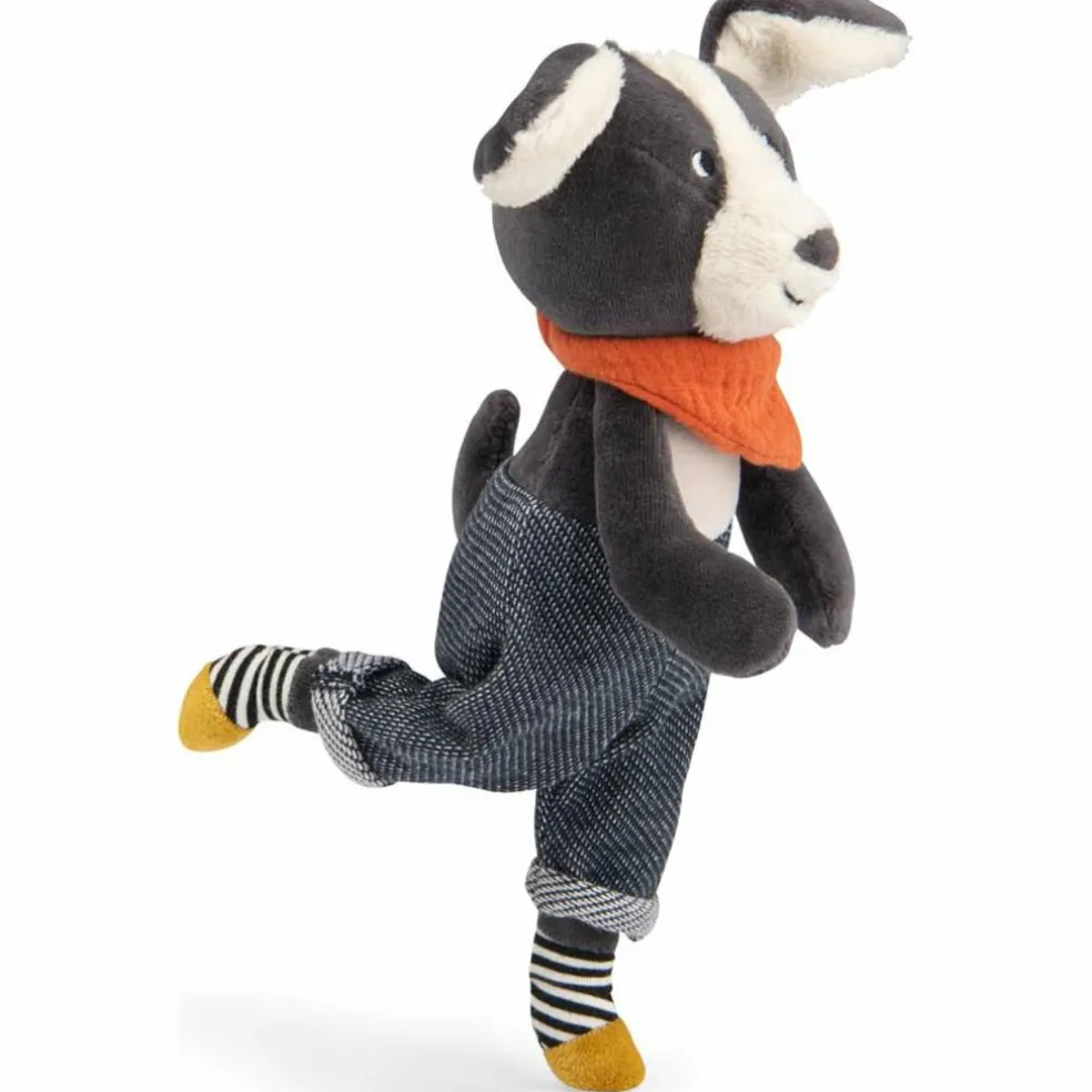 Peluche chien Puce bleu Puce et Pilou (26 cm)