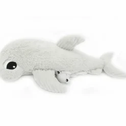 Peluche Clou maman et bébé Les Ptipotos Gris clair (57 cm)