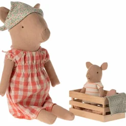 Peluche cochon fille