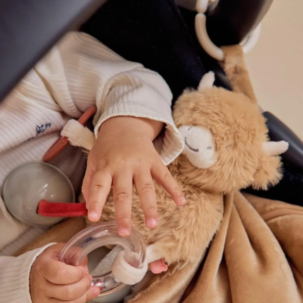 Peluche d’activité de voyage Fluffy Cow