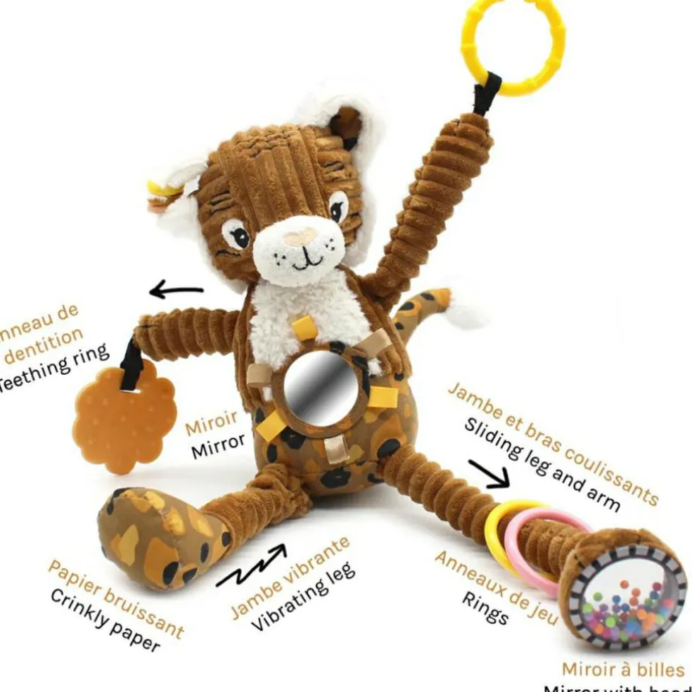 Peluche d'activités à suspendre Speculos le Tigre