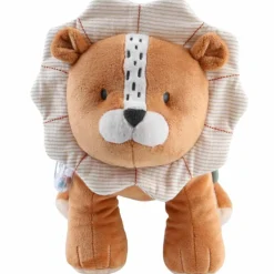 Peluche d'activités Babou en veloudoux caramel (26 cm)