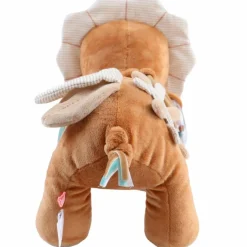 Peluche d'activités Babou en veloudoux caramel (26 cm)