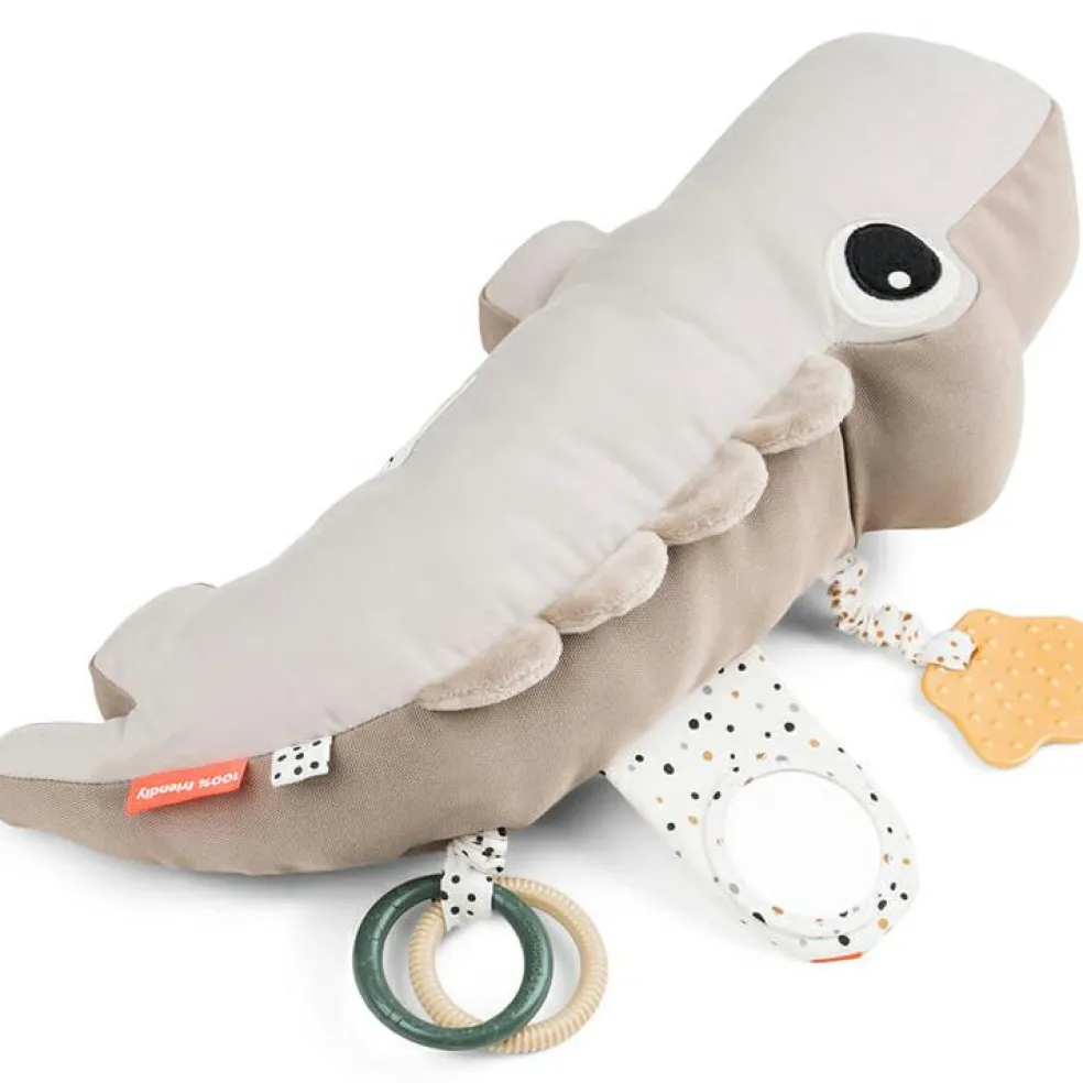 Peluche d'activités Croco sable