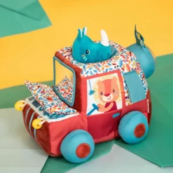 Peluche d'activités Jack voiture Safari