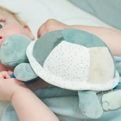 Peluche d'activités Lapidou Tortue verte (20 cm)