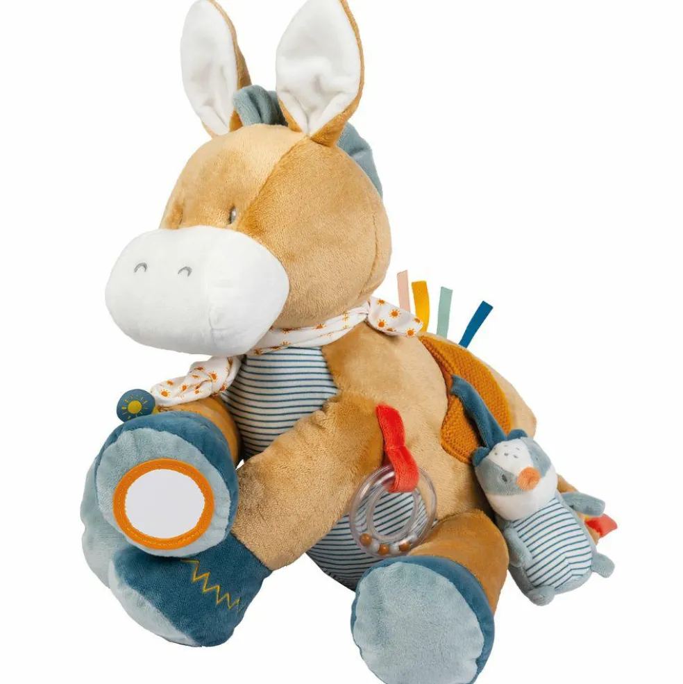 Peluche d'activités Léo l'âne (45 cm)