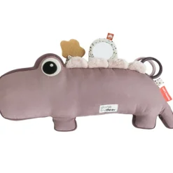 Peluche d'activités vibrante Croco rose