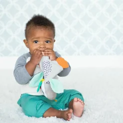 Peluche de dentition pingouin