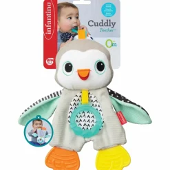 Peluche de dentition pingouin