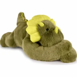 Peluche dinosaure vert lesté PODCOLL (40 cm)