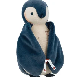 Peluche enregistreuse vocale et bruits blancs Manchot bleu (25 cm)