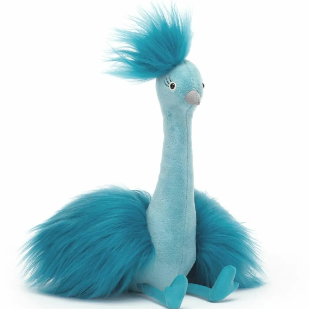 Peluche Fou Fou le paon (31 cm)