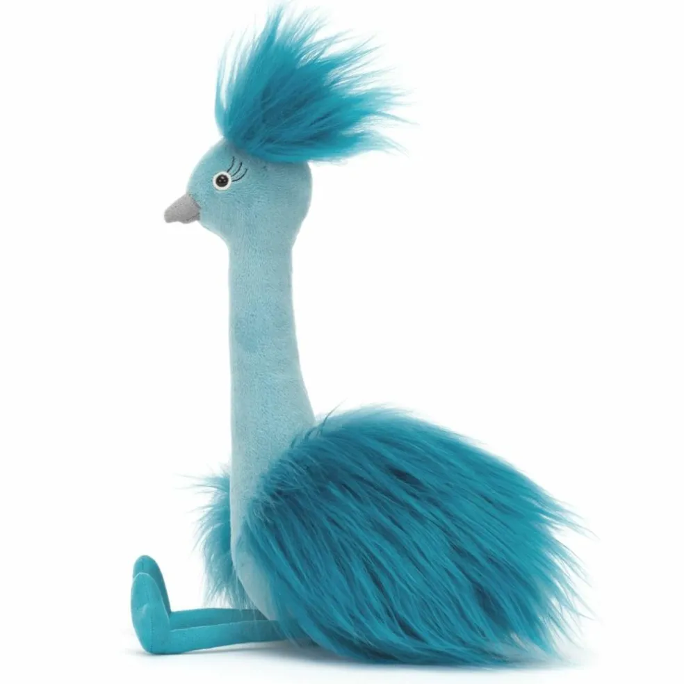 Peluche Fou Fou le paon (31 cm)