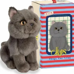 Peluche Freddy le Brittish Shorthair assis (17 cm)