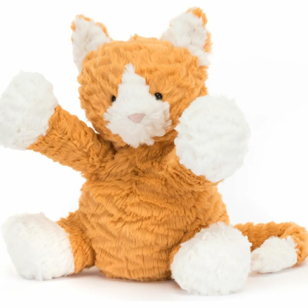 Peluche Fuddlewuddle Ginger le chat (23 cm)