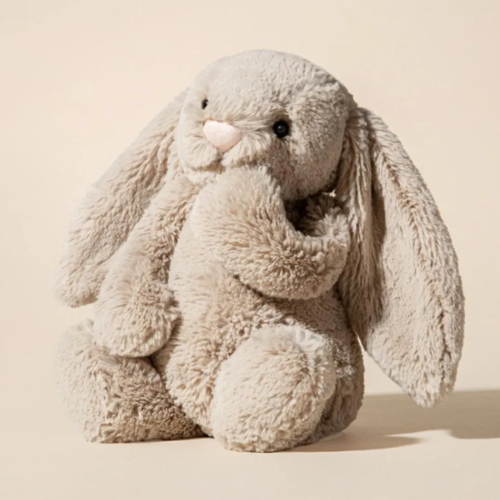 Peluche géante Bashful Lapin beige (51 cm)