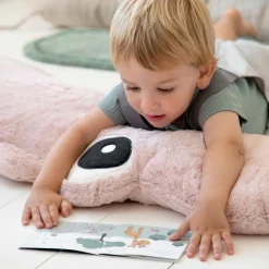 Peluche géante Croco rose (100 cm)