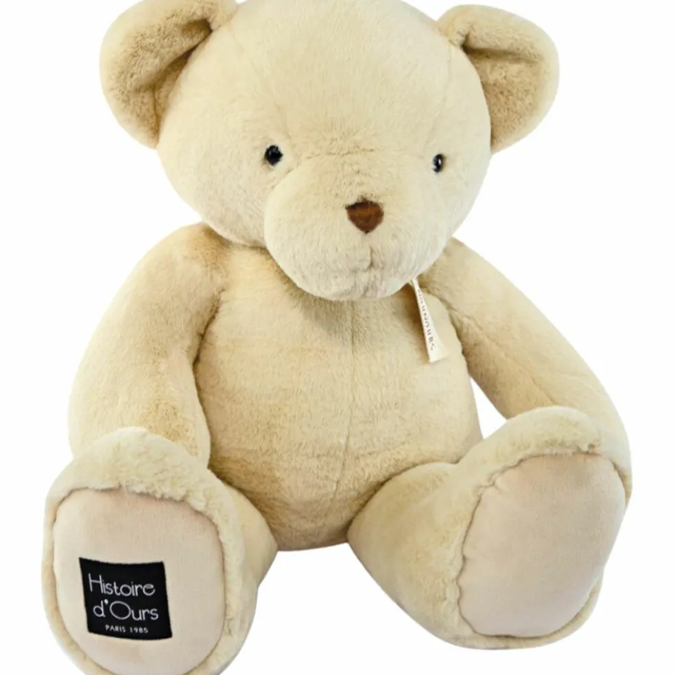 Peluche géante le Nounours vanille (75 cm)