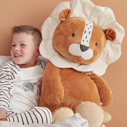 Peluche géante lion Babou (80 cm)