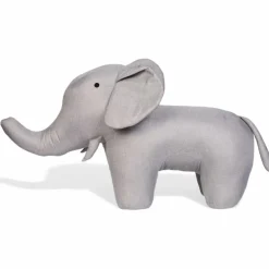 Peluche géante éléphant lin (55 cm)