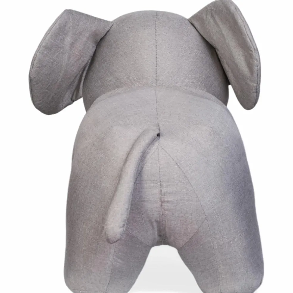 Peluche géante éléphant lin (55 cm)