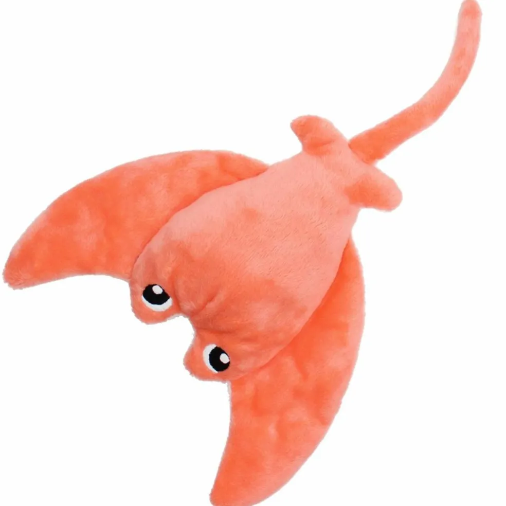 Peluche géante Mantalou la raie manta et son bébé Corail (67 cm)