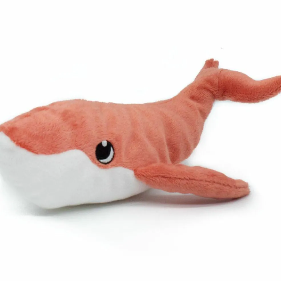 Peluche Gravillou baleine maman et bébé Les Ptipotos terracotta