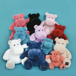 Peluche Hippo beige sable (40 cm)