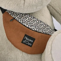 Peluche Hippopotame HELLO BROOK beige (38 cm)