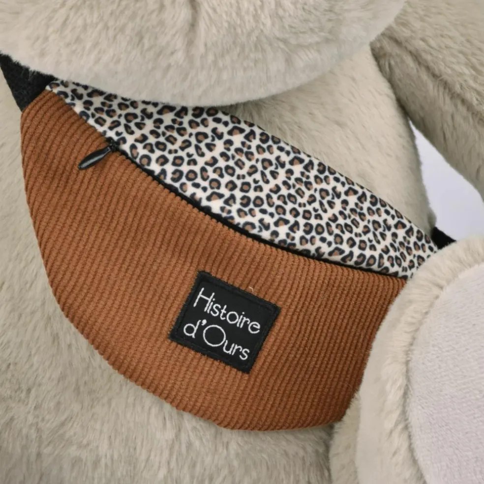 Peluche Hippopotame HELLO BROOK beige (38 cm)