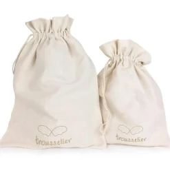 Peluche hochet lapin nid d'ange en coton bio rose poudré (20 cm)