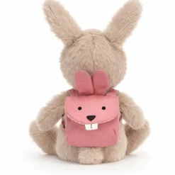 Peluche Lapin avec sac à dos (22 cm)