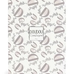 Peluche Lapin Doudou Pantin blanc (18 cm)