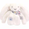 Peluche Lapin Fleurette Blanc (25 cm)